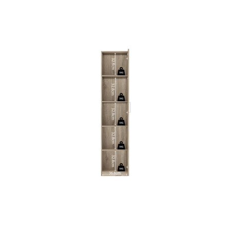 Armoire de rangement 40 cm MISTRAL 1 porte