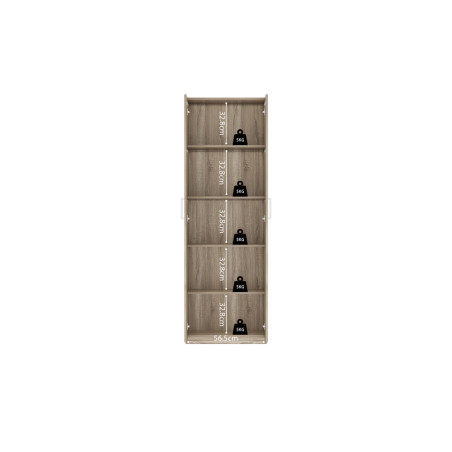 Armoire de rangement 60 cm MISTRAL 2 portes