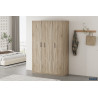 Armoire de rangement 120 cm MISTRAL 3 portes