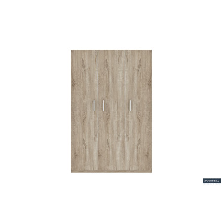 Armoire de rangement 120 cm MISTRAL 3 portes