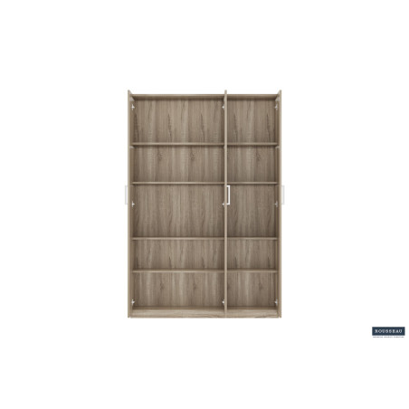 Armoire de rangement 120 cm MISTRAL 3 portes