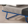 Lit d'appoint pliable 80 x 190 cm SAVANE en métal