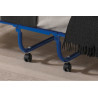 Lit d'appoint pliable 80 x 190 cm SAVANE en métal