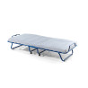 Lit d'appoint pliable 80 x 190 cm SAVANE en métal