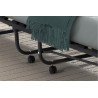 Lit d'appoint pliable 90 x 200 cm BEGONIA en métal