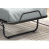 Lit d'appoint pliable 90 x 200 cm BEGONIA en métal