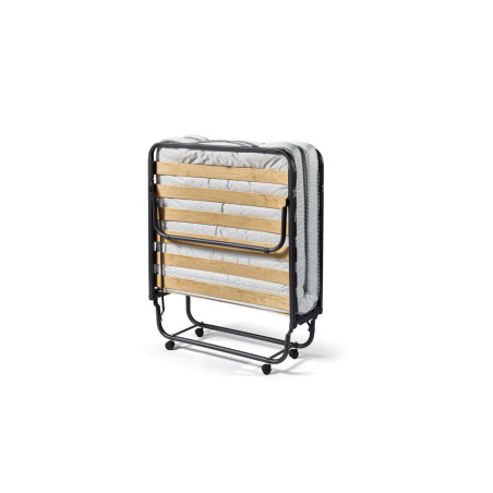 Lit d'appoint pliable 90 x 200 cm BEGONIA en métal