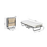 Lit d'appoint pliable 90 x 200 cm BEGONIA en métal