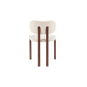 Chaise JAIS en tissu noyer beige