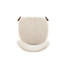 Chaise JAIS en tissu noyer beige