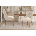 Chaise FANTAISIE en tissu sable
