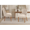 Chaise FANTAISIE en tissu sable