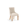 Chaise FANTAISIE en tissu sable