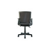 Chaise de bureau PRAIRIE en tissu noir