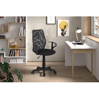 Chaise de bureau JUBILE en maille noir