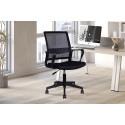 Chaise de bureau DAPHNE en maille noir