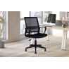 Chaise de bureau DAPHNE en maille noir