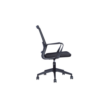 Chaise de bureau DAPHNE en maille noir