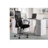 Chaise de bureau MELODIE en maille noir