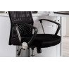 Chaise de bureau MELODIE en maille noir