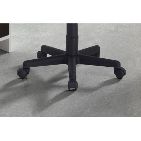 Chaise de bureau HIBISCUS en maille noir
