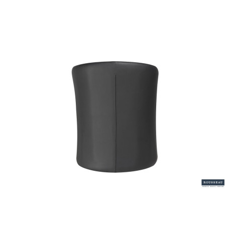 Fauteuil CHARDON en simili cuir noir