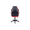 Chaise gamer TAMBOUR en simili cuir noir/rouge/gris