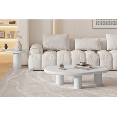 TERRACINA, table basse - effet ciment - 2 tailles