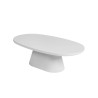 TERRACINA, table basse ovale - effet ciment - 2 tailles