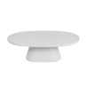 TERRACINA, table basse ovale - effet ciment - 2 tailles