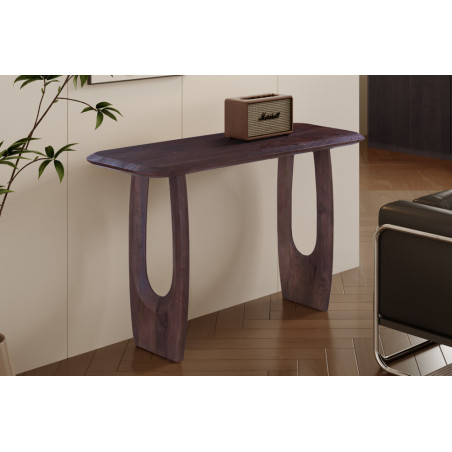 BRUYERE, console 120 cm - manguier massif - 2 finitions