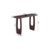 BRUYERE, console 120 cm - manguier massif - 2 finitions