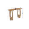 BRUYERE, console 120 cm - manguier massif - 2 finitions