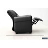 RAPHIA, fauteuil relax enfant - simili cuir - plateau relevable - 3 coloris