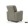 RAPHIA, fauteuil relax enfant - simili cuir - plateau relevable - 3 coloris