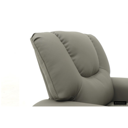 RAPHIA, fauteuil relax enfant - simili cuir - plateau relevable - 3 coloris