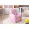 RAPHIA, fauteuil relax enfant - simili cuir - plateau relevable - 3 coloris