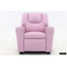 RAPHIA, fauteuil relax enfant - simili cuir - plateau relevable - 3 coloris