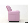 RAPHIA, fauteuil relax enfant - simili cuir - plateau relevable - 3 coloris
