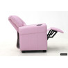 RAPHIA, fauteuil relax enfant - simili cuir - plateau relevable - 3 coloris