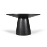 TAMARIN, table à manger ronde 130 cm - manguier massif - 2 finitions