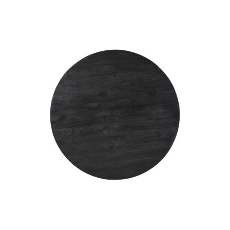 TAMARIN, table à manger ronde 130 cm - manguier massif - 2 finitions