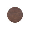 TAMARIN, table à manger ronde 130 cm - manguier massif - 2 finitions
