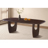 BRUYERE, table à manger ovale 200 x 100 cm - manguier massif - 2 finitions