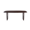 BRUYERE, table à manger ovale 200 x 100 cm - manguier massif - 2 finitions
