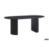 SOLENZO, table à manger ovale - décor bois - 2 tailles - 3 finitions