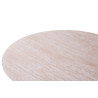 SOLENZO, table à manger ovale - décor bois - 2 tailles - 3 finitions