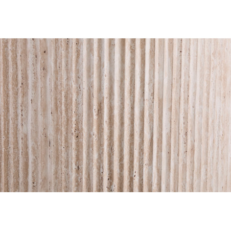 SOLENZO, table à manger ovale - décor bois - 2 tailles - 3 finitions