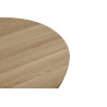 SOLENZO, table à manger ovale - décor bois - 2 tailles - 3 finitions