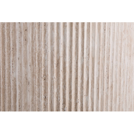 SOLENZO, table à manger ovale - décor bois - 2 tailles - 3 finitions